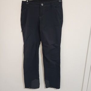Kuhl Womens Pants Black Zip Pockets Hiking‎ Outdoor Size 8